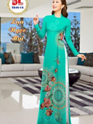 Vải Áo Dài Lụa Ngọc Mai Hoa Văn thiết kế 2020 AD TR46 14 1596513342 485 Vai Ao Dai Lua Ngoc Mai Hoa Van thiet ke