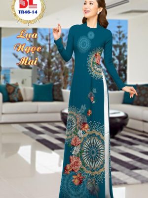 Vải Áo Dài Lụa Ngọc Mai Hoa Văn thiết kế 2020 AD TR46 15 1596513342 584 Vai Ao Dai Lua Ngoc Mai Hoa Van thiet ke