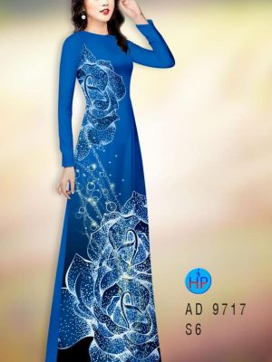 Vải áo dài hoa in 3D kiểu mới AD 9717 30 1596513827 486 Vai ao dai hoa in 3D kieu moi AD 9717