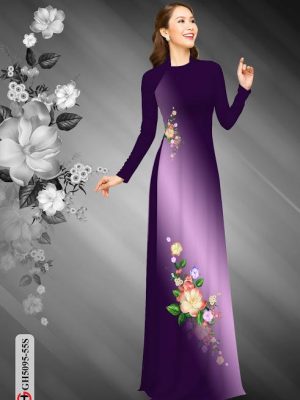 Vải áo dài hoa in 3D mới ra AD GH5095 18 1596514415 487 Vai ao dai hoa in 3D moi ra AD GH5095