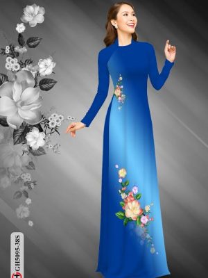 Vải áo dài hoa in 3D mới ra AD GH5095 25 1596514416 460 Vai ao dai hoa in 3D moi ra AD GH5095