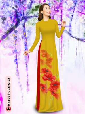 Vải áo dài hoa in 3D mới ra AD HT5094 22 1596514885 830 Vai ao dai hoa in 3D moi ra AD HT5094