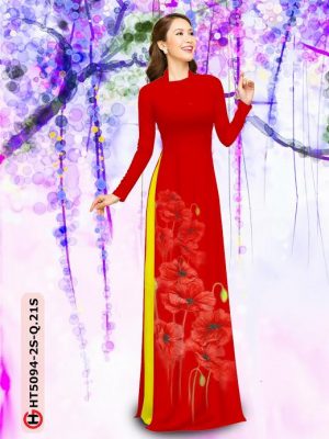 Vải áo dài hoa in 3D mới ra AD HT5094 24 1596514885 907 Vai ao dai hoa in 3D moi ra AD HT5094