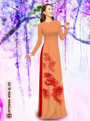 Vải áo dài hoa in 3D mới ra AD HT5094 31 1596514886 464 Vai ao dai hoa in 3D moi ra AD HT5094