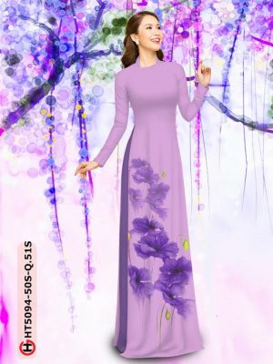 Vải áo dài hoa in 3D mới ra AD HT5094 28 1596514886 965 Vai ao dai hoa in 3D moi ra AD HT5094
