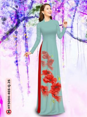 Vải áo dài hoa in 3D mới ra AD HT5094 26 1596514886 96 Vai ao dai hoa in 3D moi ra AD HT5094