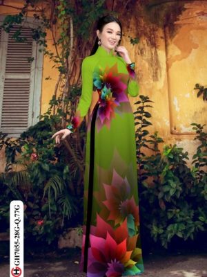 Vải áo dài hoa in 3D thiết kế 2020 AD GH7055 23 1596515278 513 Vai ao dai hoa in 3D thiet ke 2020 AD