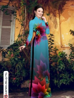 Vải áo dài hoa in 3D thiết kế 2020 AD GH7055 22 1596515278 804 Vai ao dai hoa in 3D thiet ke 2020 AD