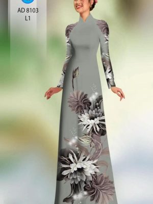 Vải áo dài hoa in 3D mới ra AD 8103 22 1596516131 120 Vai ao dai hoa in 3D moi ra AD 8103