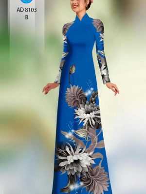 Vải áo dài hoa in 3D mới ra AD 8103 27 1596516132 174 Vai ao dai hoa in 3D moi ra AD 8103