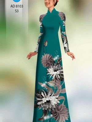 Vải áo dài hoa in 3D mới ra AD 8103 29 1596516132 191 Vai ao dai hoa in 3D moi ra AD 8103