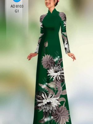 Vải áo dài hoa in 3D mới ra AD 8103 26 1596516132 372 Vai ao dai hoa in 3D moi ra AD 8103