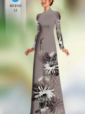 Vải áo dài hoa in 3D mới ra AD 8103 37 1596516133 896 Vai ao dai hoa in 3D moi ra AD 8103