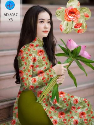 Vải áo dài hoa hồng đều kiểu mới AD 8087 21 1596516261 246 Vai ao dai hoa hong deu kieu moi AD 8087