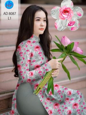 Vải áo dài hoa hồng đều kiểu mới AD 8087 20 1596516261 682 Vai ao dai hoa hong deu kieu moi AD 8087