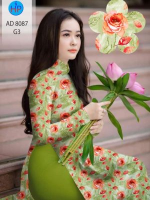 Vải áo dài hoa hồng đều kiểu mới AD 8087 28 1596516262 349 Vai ao dai hoa hong deu kieu moi AD 8087