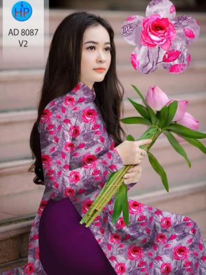 Vải áo dài hoa hồng đều kiểu mới AD 8087 24 1596516262 842 Vai ao dai hoa hong deu kieu moi AD 8087