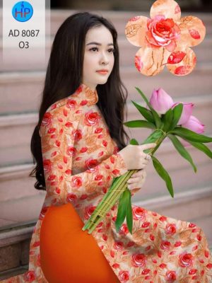 Vải áo dài hoa hồng đều kiểu mới AD 8087 32 1596516263 933 Vai ao dai hoa hong deu kieu moi AD 8087