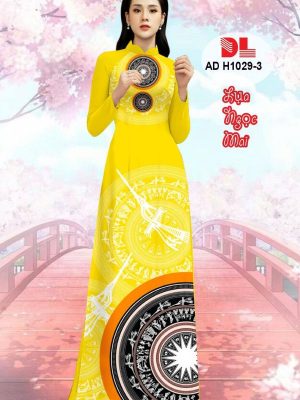 Vải Áo Dài Lụa Ngọc Mai Hoa Văn Trống Đồng kiểu mới AD H1029 44 1596615338 60 Vai Ao Dai Lua Ngoc Mai Hoa Van Trong Dong