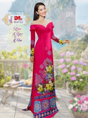 Vải Áo Dài Lụa Ngọc Mai Hoa In 3D kiểu mới AD DL9147 42 1596615651 45 Vai Ao Dai Lua Ngoc Mai Hoa In 3D kieu
