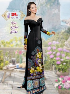 Vải Áo Dài Lụa Ngọc Mai Hoa In 3D kiểu mới AD DL9147 49 1596615652 157 Vai Ao Dai Lua Ngoc Mai Hoa In 3D kieu