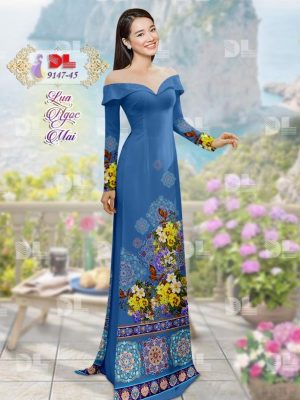Vải Áo Dài Lụa Ngọc Mai Hoa In 3D kiểu mới AD DL9147 50 1596615652 388 Vai Ao Dai Lua Ngoc Mai Hoa In 3D kieu