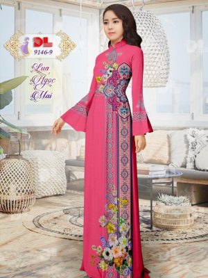 Vải Áo Dài Lụa Ngọc Mai Hoa Văn thiết kế 2020 AD DL9146 41 1596615782 922 Vai Ao Dai Lua Ngoc Mai Hoa Van thiet ke