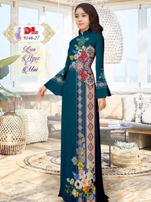 Vải Áo Dài Lụa Ngọc Mai Hoa Văn thiết kế 2020 AD DL9146 45 1596615783 376 Vai Ao Dai Lua Ngoc Mai Hoa Van thiet ke