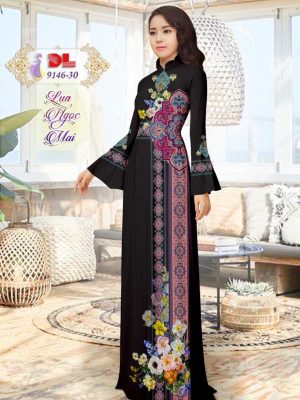 Vải Áo Dài Lụa Ngọc Mai Hoa Văn thiết kế 2020 AD DL9146 48 1596615783 674 Vai Ao Dai Lua Ngoc Mai Hoa Van thiet ke