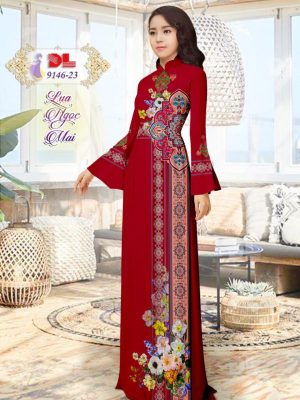 Vải Áo Dài Lụa Ngọc Mai Hoa Văn thiết kế 2020 AD DL9146 57 1596615785 184 Vai Ao Dai Lua Ngoc Mai Hoa Van thiet ke