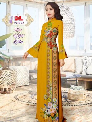 Vải Áo Dài Lụa Ngọc Mai Hoa Văn thiết kế 2020 AD DL9146 58 1596615785 407 Vai Ao Dai Lua Ngoc Mai Hoa Van thiet ke