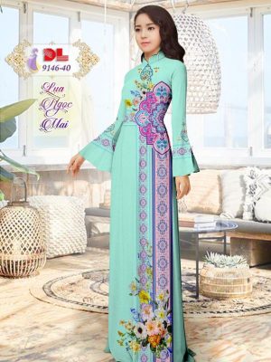 Vải Áo Dài Lụa Ngọc Mai Hoa Văn thiết kế 2020 AD DL9146 59 1596615785 526 Vai Ao Dai Lua Ngoc Mai Hoa Van thiet ke