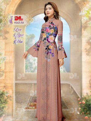Vải Áo Dài Lụa Ngọc Mai Hoa In 3D mới ra AD DL9142 35 1596615940 961 Vai Ao Dai Lua Ngoc Mai Hoa In 3D moi