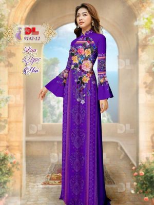 Vải Áo Dài Lụa Ngọc Mai Hoa In 3D mới ra AD DL9142 42 1596615941 908 Vai Ao Dai Lua Ngoc Mai Hoa In 3D moi