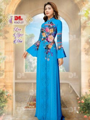 Vải Áo Dài Lụa Ngọc Mai Hoa In 3D mới ra AD DL9142 56 1596615943 560 Vai Ao Dai Lua Ngoc Mai Hoa In 3D moi