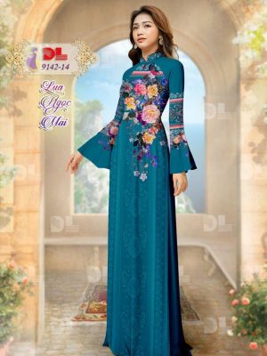 Vải Áo Dài Lụa Ngọc Mai Hoa In 3D mới ra AD DL9142 55 1596615943 633 Vai Ao Dai Lua Ngoc Mai Hoa In 3D moi