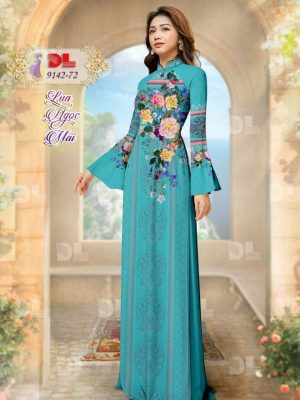 Vải Áo Dài Lụa Ngọc Mai Hoa In 3D mới ra AD DL9142 53 1596615943 948 Vai Ao Dai Lua Ngoc Mai Hoa In 3D moi