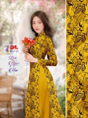 Vải Áo Dài Lụa Ngọc Mai Hoa Đều mới ra AD DL9117 55 1596616177 82 Vai Ao Dai Lua Ngoc Mai Hoa Deu moi ra