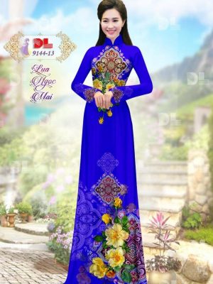 Vải Áo Dài Lụa Ngọc Mai Hoa Văn kiểu mới AD DL9144 36 1596616304 200 Vai Ao Dai Lua Ngoc Mai Hoa Van kieu moi