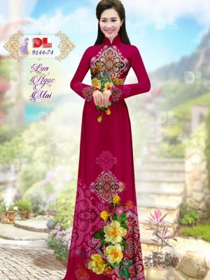 Vải Áo Dài Lụa Ngọc Mai Hoa Văn kiểu mới AD DL9144 38 1596616304 927 Vai Ao Dai Lua Ngoc Mai Hoa Van kieu moi