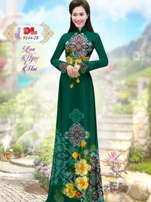 Vải Áo Dài Lụa Ngọc Mai Hoa Văn kiểu mới AD DL9144 43 1596616305 164 Vai Ao Dai Lua Ngoc Mai Hoa Van kieu moi