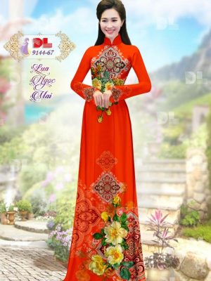 Vải Áo Dài Lụa Ngọc Mai Hoa Văn kiểu mới AD DL9144 39 1596616305 744 Vai Ao Dai Lua Ngoc Mai Hoa Van kieu moi