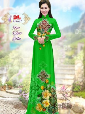 Vải Áo Dài Lụa Ngọc Mai Hoa Văn kiểu mới AD DL9144 40 1596616305 982 Vai Ao Dai Lua Ngoc Mai Hoa Van kieu moi