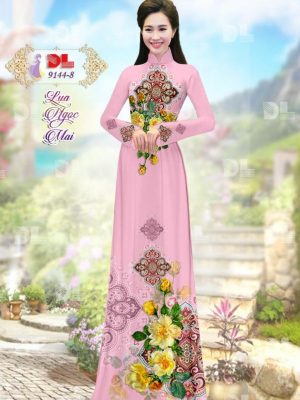 Vải Áo Dài Lụa Ngọc Mai Hoa Văn kiểu mới AD DL9144 42 1596616305 996 Vai Ao Dai Lua Ngoc Mai Hoa Van kieu moi