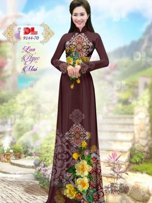 Vải Áo Dài Lụa Ngọc Mai Hoa Văn kiểu mới AD DL9144 50 1596616307 452 Vai Ao Dai Lua Ngoc Mai Hoa Van kieu moi