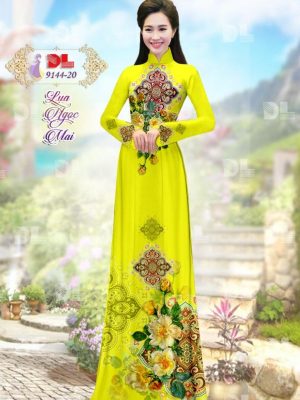 Vải Áo Dài Lụa Ngọc Mai Hoa Văn kiểu mới AD DL9144 61 1596616308 692 Vai Ao Dai Lua Ngoc Mai Hoa Van kieu moi