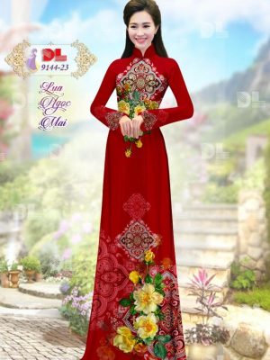 Vải Áo Dài Lụa Ngọc Mai Hoa Văn kiểu mới AD DL9144 60 1596616308 917 Vai Ao Dai Lua Ngoc Mai Hoa Van kieu moi