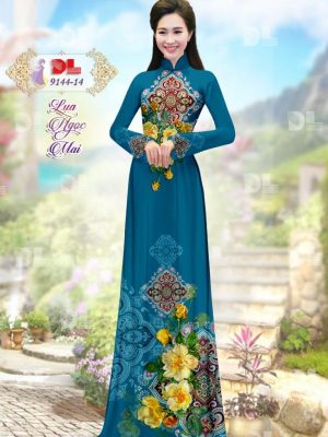 Vải Áo Dài Lụa Ngọc Mai Hoa Văn kiểu mới AD DL9144 66 1596616309 264 Vai Ao Dai Lua Ngoc Mai Hoa Van kieu moi