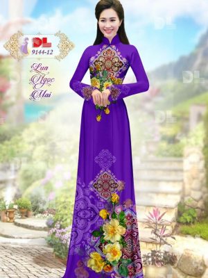 Vải Áo Dài Lụa Ngọc Mai Hoa Văn kiểu mới AD DL9144 67 1596616309 667 Vai Ao Dai Lua Ngoc Mai Hoa Van kieu moi