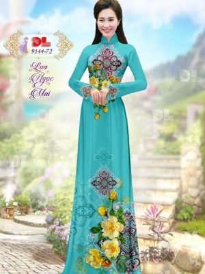 Vải Áo Dài Lụa Ngọc Mai Hoa Văn kiểu mới AD DL9144 64 1596616309 841 Vai Ao Dai Lua Ngoc Mai Hoa Van kieu moi